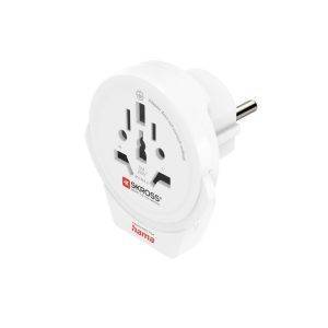 Adaptateur de voyage Skross for Hama USB blanc personnalisable