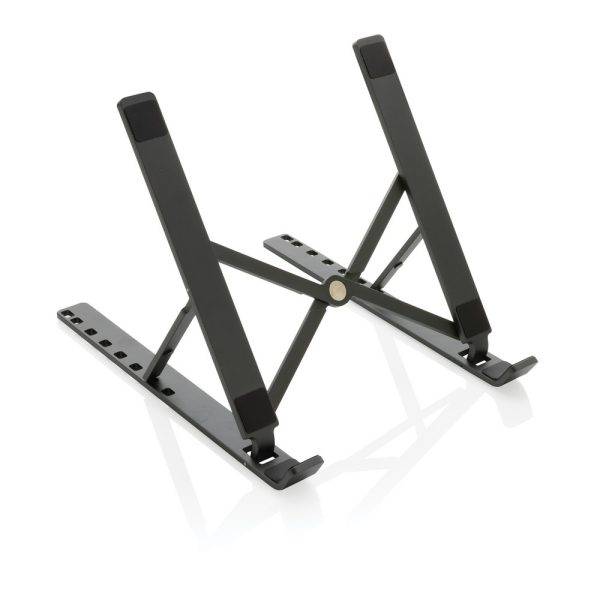 Aluminium laptop stand made with RCS (Recycled Claim personnalisable