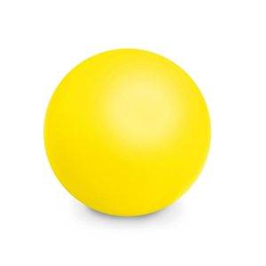 Anti-stress 'balle' jaune personnalisable avec logo