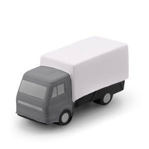 Anti-stress 'camion' Lulia blanc personnalisable avec logo