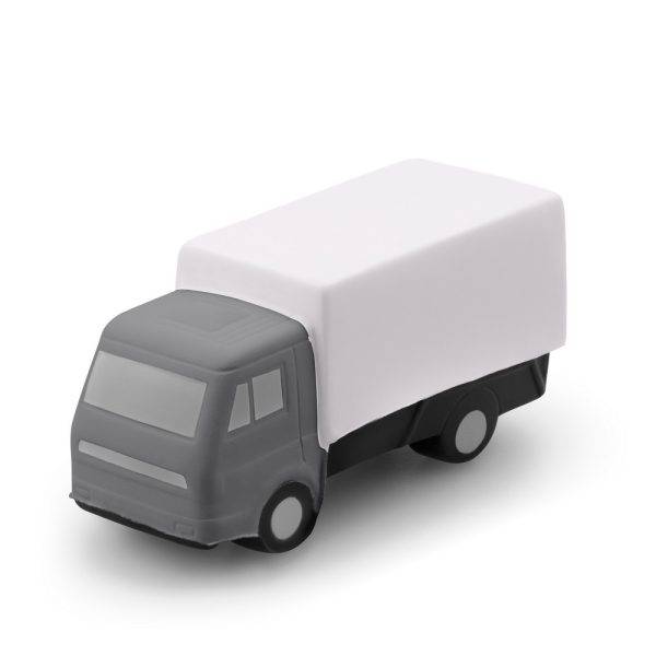 Anti-stress 'camion' Lulia blanc personnalisable avec logo