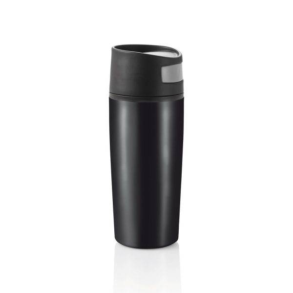 Auto est un mug antifuites de 300ml, éxtérieur noir personnalisable