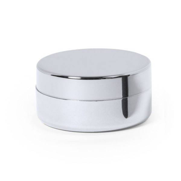 Baume à lèvres argent personnalisable avec logo