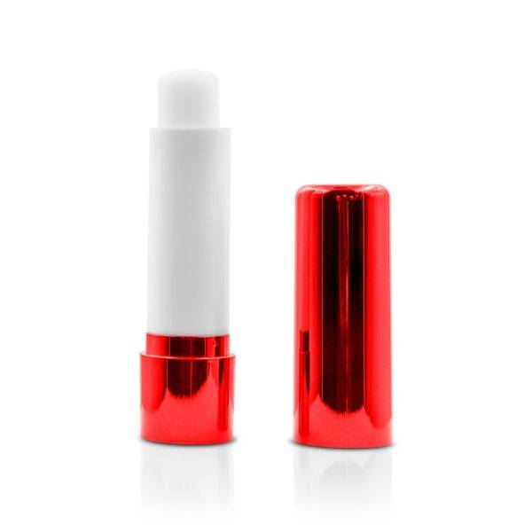 Baume à lèvres Ranulf rouge personnalisable avec logo