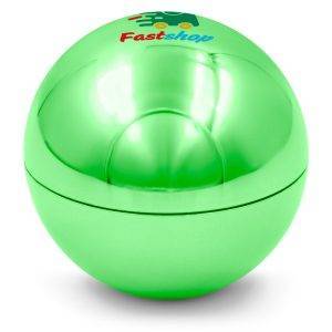 Baume à lèvres Sahli vert personnalisable avec logo