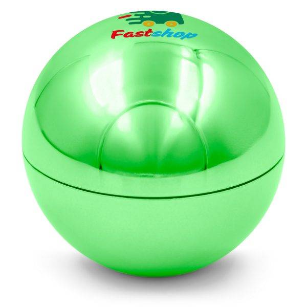 Baume à lèvres Sahli vert personnalisable avec logo