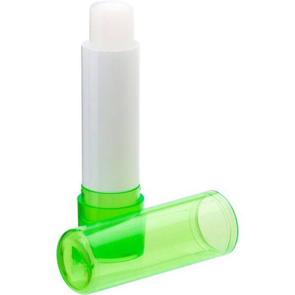 Baume à lèvres vert claire personnalisable avec logo