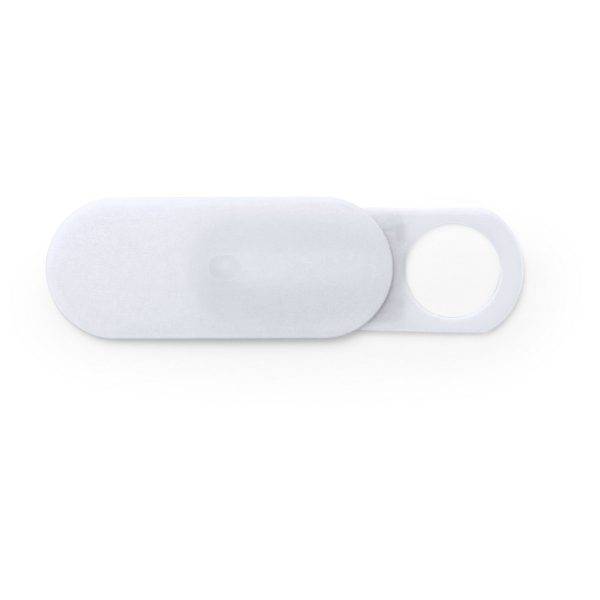 Bloqueur webcam blanc personnalisable avec logo