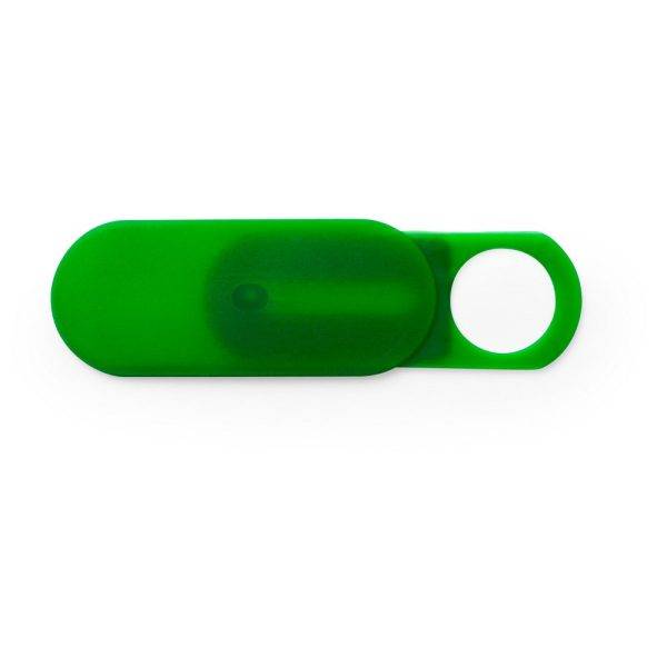 Bloqueur webcam vert personnalisable avec logo