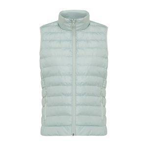 Bodywarmer femme en polyester recyclé IQONIQ Meru vert personnalisable – réf. T4702.023.M