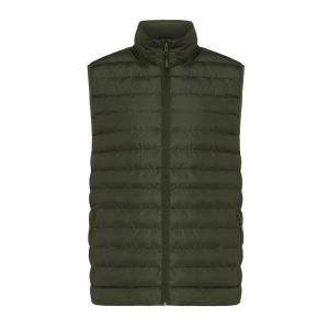 Bodywarmer homme en polyester recyclé IQONIQ Meru kaki personnalisable – réf. T1702.020.XXL