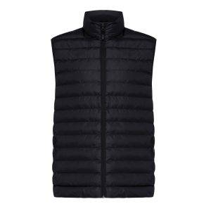 Bodywarmer homme en polyester recyclé IQONIQ Meru noir personnalisable – réf. T1702.001.XL