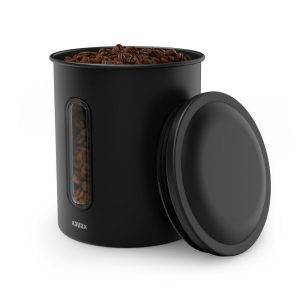 Boîte à café 500 g Xavax noir personnalisable avec logo