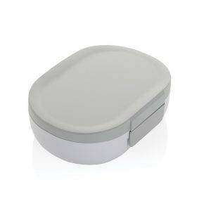 Boîte à lunch 700ml en PP recyclé RCS Avira Atlas gris personnalisable