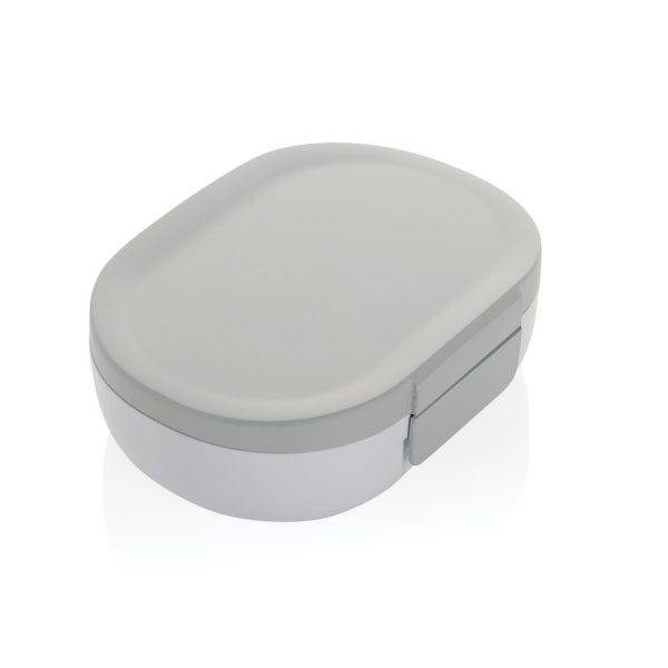Boîte à lunch 700ml en PP recyclé RCS Avira Atlas gris personnalisable