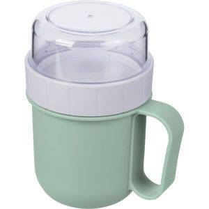 Boîte alimentaire de 450 ml vert claire personnalisable avec logo