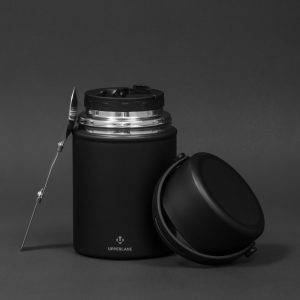 Boîte alimentaire isotherme 500 ml Upperlane noir personnalisable