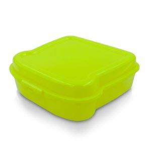 Boîtes à lunch 'sandwich' 450 ml Saffo vert claire personnalisable