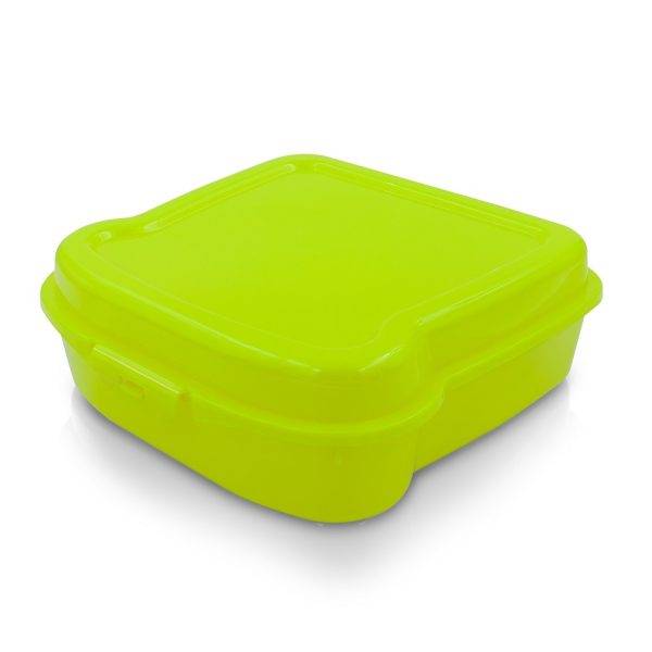 Boîtes à lunch 'sandwich' 450 ml Saffo vert claire personnalisable