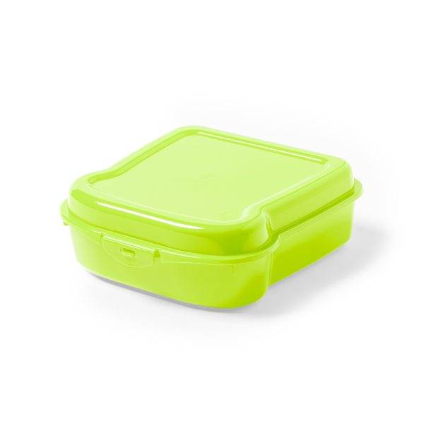 Boîtes à lunch 'sandwich' 450 ml vert claire personnalisable avec logo