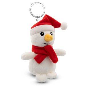 Bonhomme de neige en peluche, porte-clés Anatols personnalisable