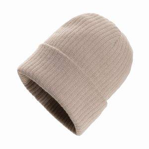 Bonnet avec revers AWARE Polylana Pryor beige personnalisable