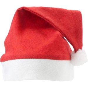 Bonnet de Noël rouge personnalisable avec logo – réf. V5583-05