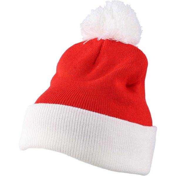 Bonnet de Noël rouge personnalisable avec logo