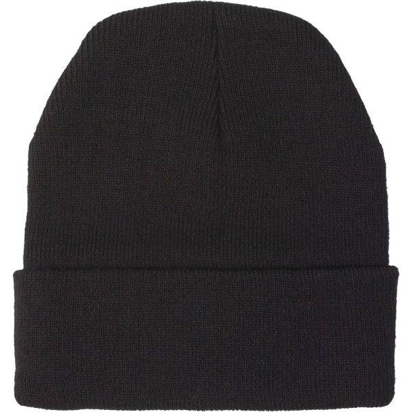 Bonnet d'hiver avec lumière COB noir personnalisable avec logo