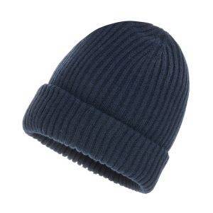 Bonnet double épaisseur Impact AWARE Polylana bleu personnalisable