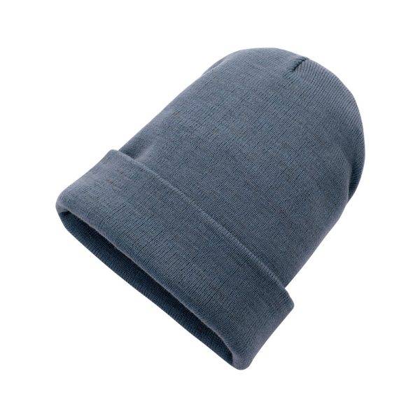 Bonnet IMPACT AWARE™ Polylana® bleu personnalisable avec logo