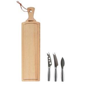 BOSKA Set fromage Amigo brun personnalisable avec logo