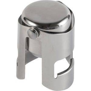 Bouchon à champagne argent personnalisable avec logo
