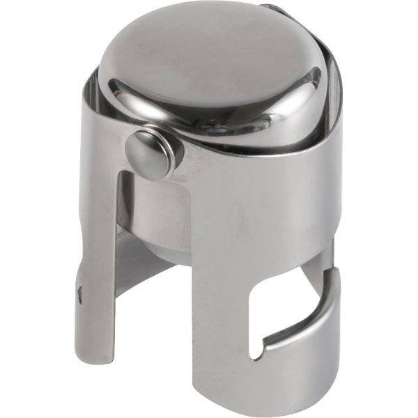 Bouchon à champagne argent personnalisable avec logo