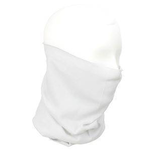 Bouclier de visage et de cou Oskarine blanc personnalisable avec logo