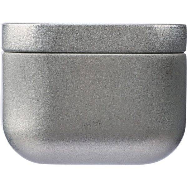 Bougie parfumée argent personnalisable avec logo