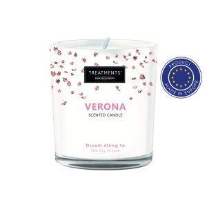 Bougie parfumée TREATMENTS rose personnalisable avec logo