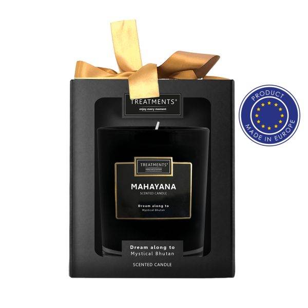 Bougie parfumée TREATMENTS vert personnalisable avec logo