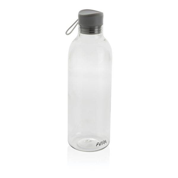 Bouteille 1L en rPET RCS Avira Atik neutre personnalisable avec logo