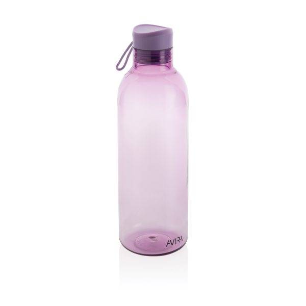 Bouteille 1L en rPET RCS Avira Atik violet personnalisable avec logo
