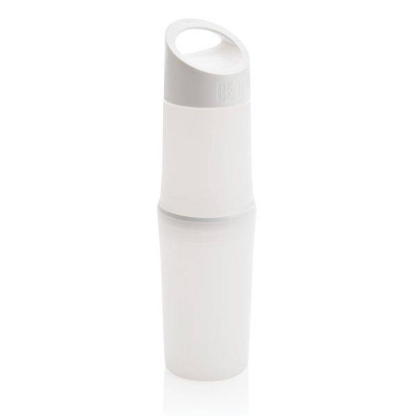 Bouteille BE O Bouteille Sport blanc personnalisable avec logo