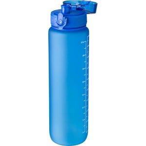 Bouteille de motivation RPET 1000 ml bleu clair personnalisable
