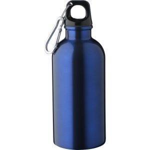 Bouteille de sport 400 ml bleu personnalisable avec logo