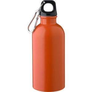 Bouteille de sport 400 ml orange personnalisable avec logo
