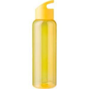 Bouteille de sport 500 ml en RPET jaune personnalisable avec logo