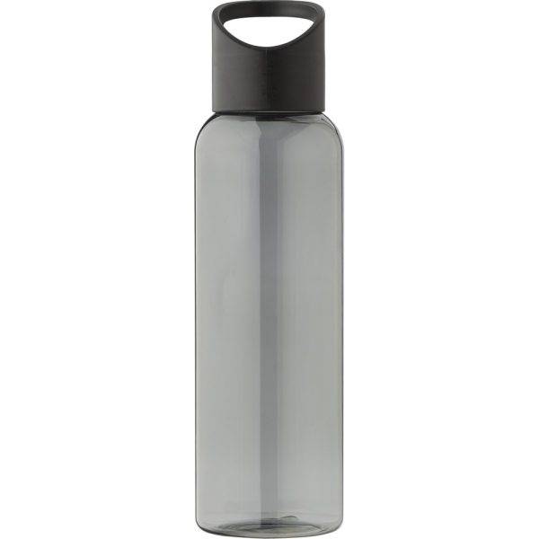 Bouteille de sport 500 ml en RPET noir personnalisable avec logo