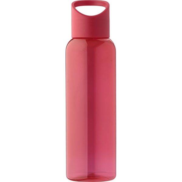 Bouteille de sport 500 ml en RPET rouge personnalisable avec logo