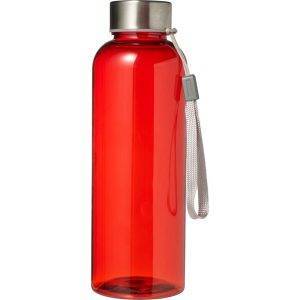 Bouteille de sport 500 ml rouge personnalisable avec logo