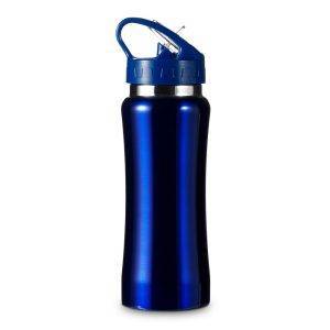 Bouteille de sport 600 ml bleu marine personnalisable avec logo