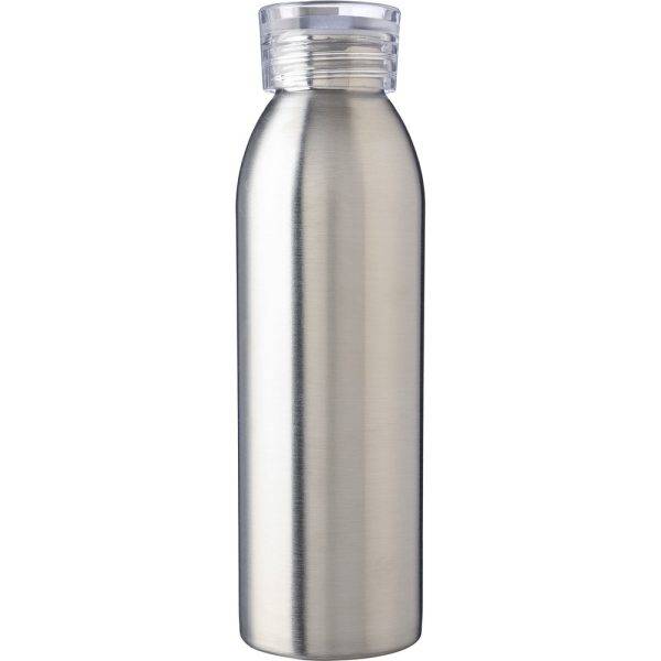 Bouteille de sport 650 ml argent personnalisable avec logo